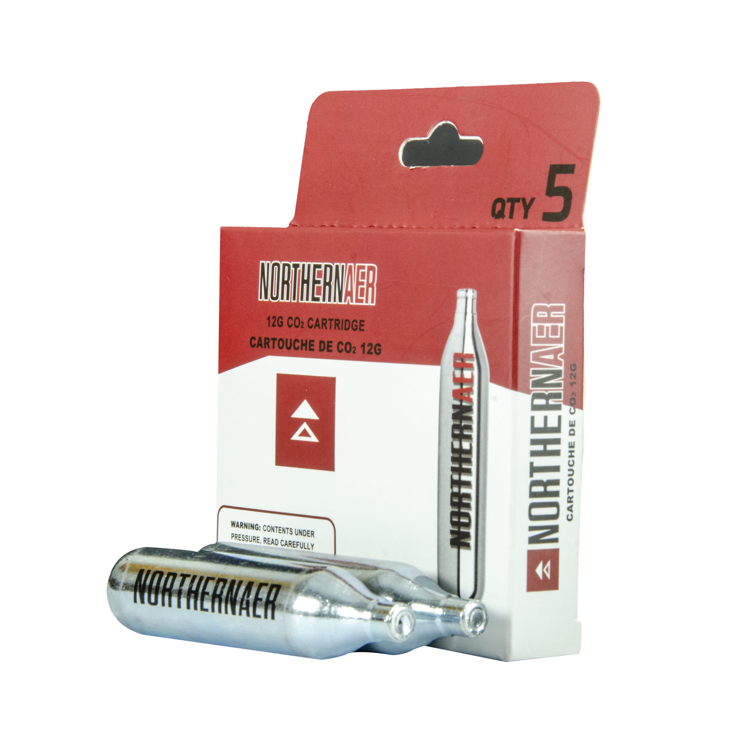 NORTHERNAER 12 GRAM CO2 CARTRIDGE 5 PACK
