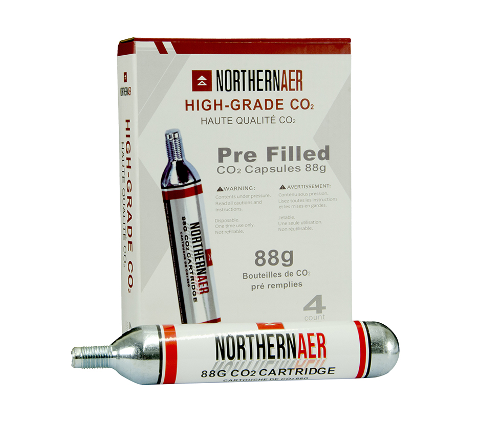 NORTHERNAER 88 GRAM CO2 CARTRIDGE 4 PACK
