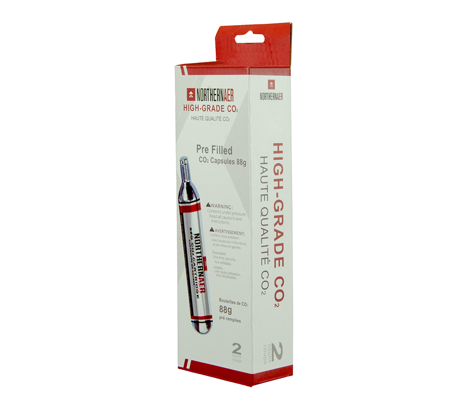 NORTHERNAER 88 GRAM CO2 CARTRIDGE 2 PACK