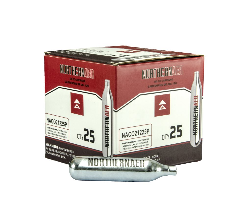 NORTHERNAER 12 GRAM CO2 CARTRIDGE 25 PACK